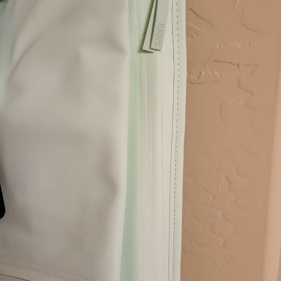 Rains rolltop rucksack backpack mineral color (Mint)  NWT - Picture 5 of 9